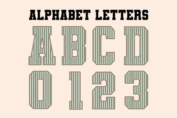 Download Preppy Camo Striped Alphabet Letters Png - Alphabet letters png Collection