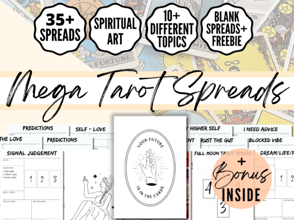 Download Tarot Journal Printable, Tarot Spreads - Spreads Collection