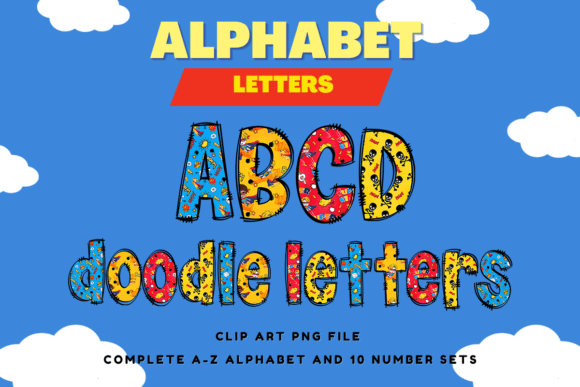 Download Hero Comic Doodle Alphabet Letters PNG_8 - Alphabet letters png Collection