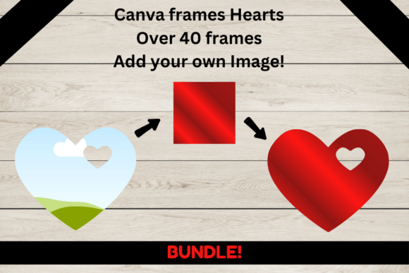 Download Canva Frames Hearts Bundle, over 40 Bows - Bow Collection